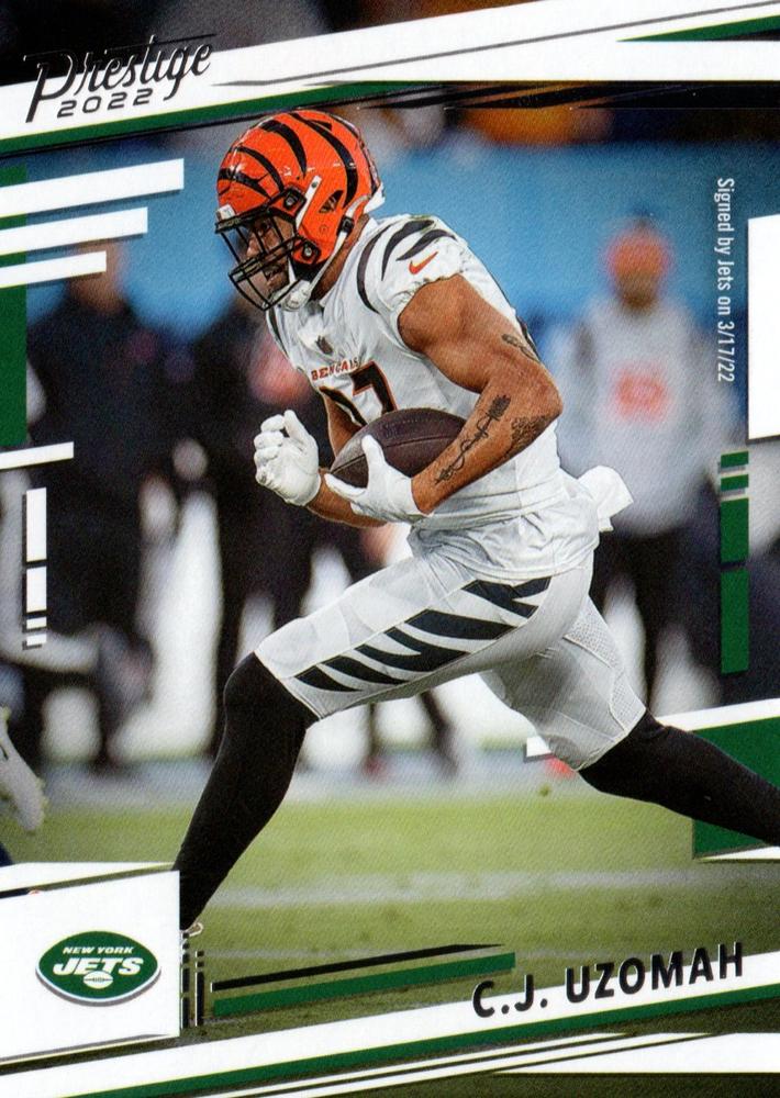 C.J. Uzomah New York Jets 2022 Panini Prestige NFL #62
