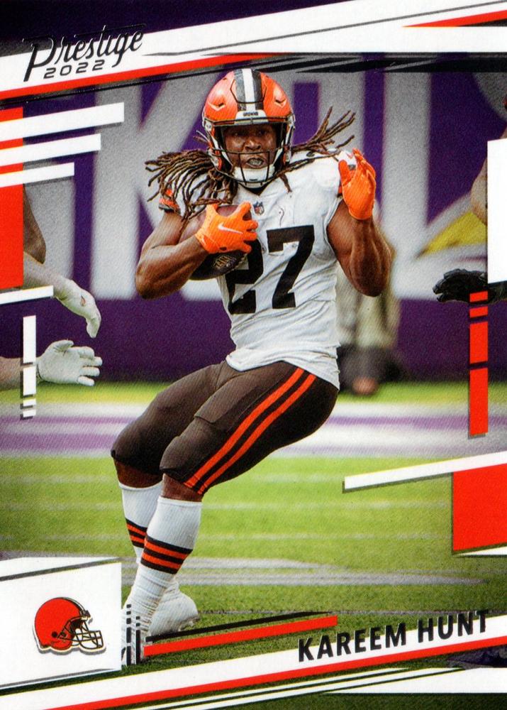 Kareem Hunt Cleveland Browns 2022 Panini Prestige NFL #69