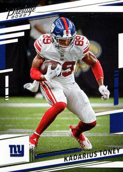 Kadarius Toney New York Giants 2022 Panini Prestige NFL #220