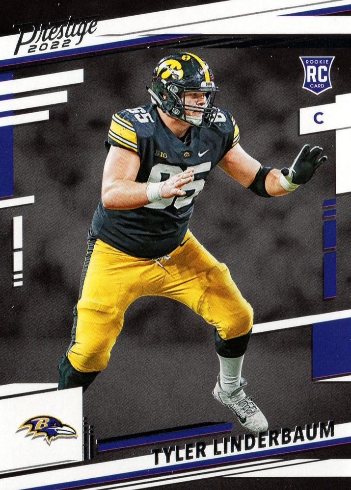 Tyler Linderbaum Baltimore Ravens 2022 Panini Prestige NFL Rookies #366