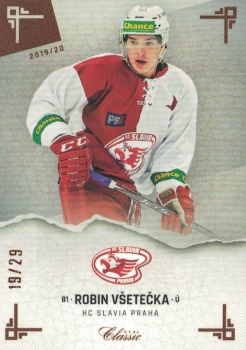 Robin Vsetecka Slavia OFS Chance liga 2019/20 Sand /29 #223