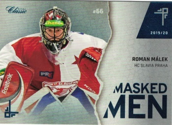 Roman Malek Slavia OFS Chance liga 2019/20 Masked Men #MM-RMA