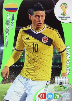 James Rodriguez Colombia Panini 2014 World Cup One to Watch #84