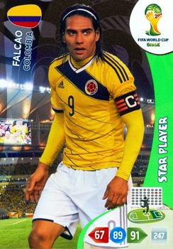 Falcao Colombia Panini 2014 World Cup Star Player #86