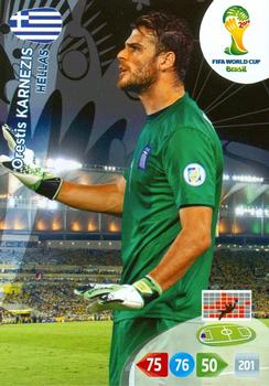 Orestis Karnezis Greece Panini 2014 World Cup #179