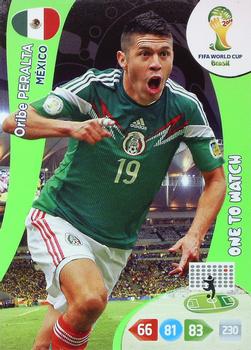 Oribe Peralta Mexico Panini 2014 World Cup One to Watch #248