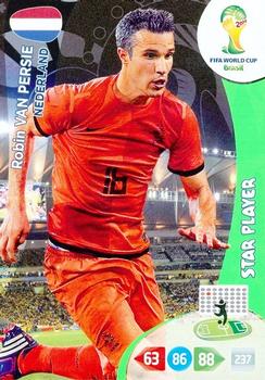 Robin van Persie Netherlands Panini 2014 World Cup Star Player #260