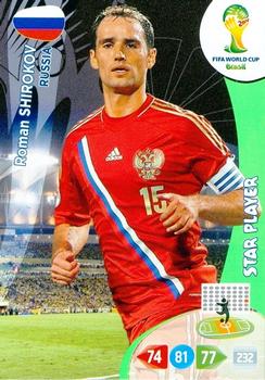 Roman Shirokov Russia Panini 2014 World Cup Star Player #285