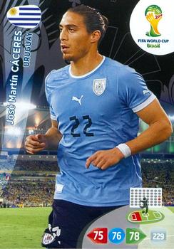 Martin Caceres Uruguay Panini 2014 World Cup #309