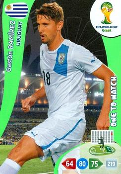 Gaston Ramirez Uruguay Panini 2014 World Cup One to Watch #315