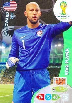 Tim Howard USA Panini 2014 World Cup Star Player #317