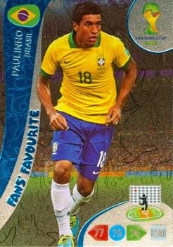 Paulinho Brazil Panini 2014 World Cup Fan's Favourite #329