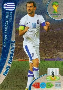 Giorgos Karagounis Greece Panini 2014 World Cup Fan's Favourite #340