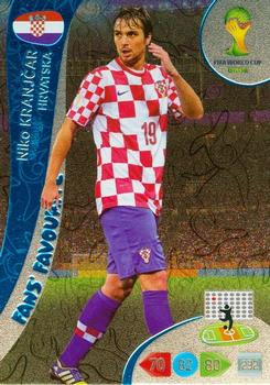 Niko Kranjcar Croatia Panini 2014 World Cup Fan's Favourite #341