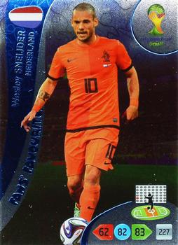 Wesley Sneijder Netherlands Panini 2014 World Cup Fan's Favourite #346