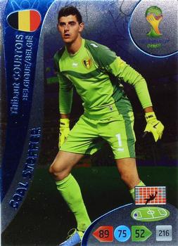 Thibaut Courtois Belgium Panini 2014 World Cup Goal Stopper #352