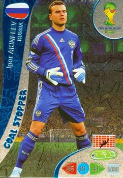 Igor Akinfeev Russia Panini 2014 World Cup Goal Stopper #360