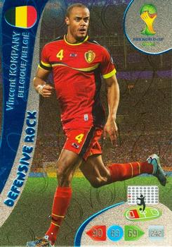 Vincent Kompany Belgium Panini 2014 World Cup Defensive Rock #362