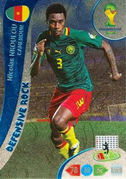 Nicolas Nkoulou Cameroon Panini 2014 World Cup Defensive Rock #364