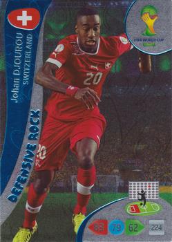 Johan Djourou Switzerland Panini 2014 World Cup Defensive Rock #378