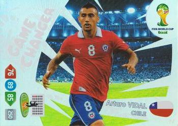 Arturo Vidal Chile Panini 2014 World Cup Game Changer #393