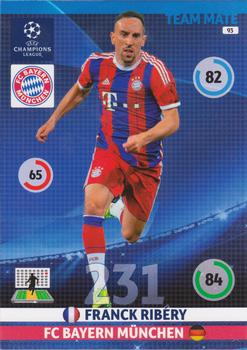Franck Ribery Bayern Munchen 2014/15 Panini Champions League #93