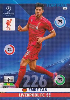 Emre Can Liverpool 2014/15 Panini Champions League #156