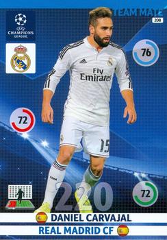 Daniel Carvajal Real Madrid 2014/15 Panini Champions League #208