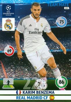 Karim Benzema Real Madrid 2014/15 Panini Champions League #213