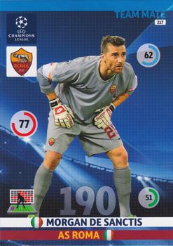 Morgan De Sanctis AS Roma 2014/15 Panini Champions League #217