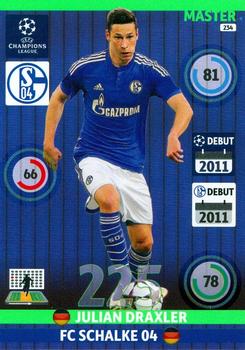 Julian Draxler Schalke 04 2014/15 Panini Champions League Master #234
