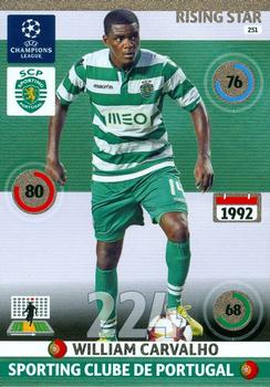 William Carvalho Sporting CP 2014/15 Panini Champions League Rising Star #251