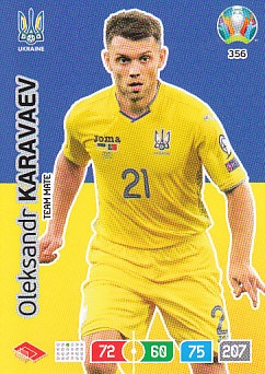 Oleksandr Karavaev Ukraine Panini UEFA EURO 2020#356