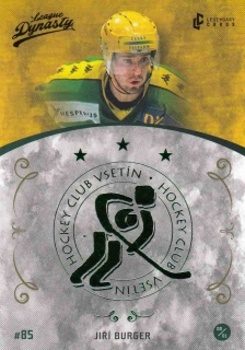 Jiri Burger Vsetin 2021 Legendary Cards League Dynasty #147