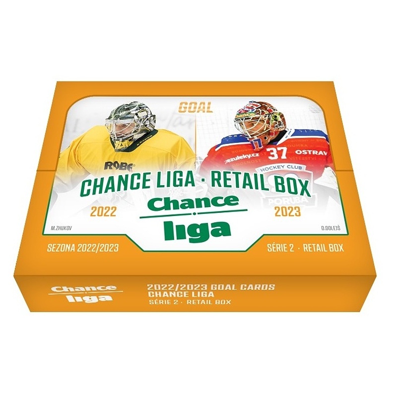 GOAL Cards Chance Liga 2022/23 2. série Retail box Hokejové karty