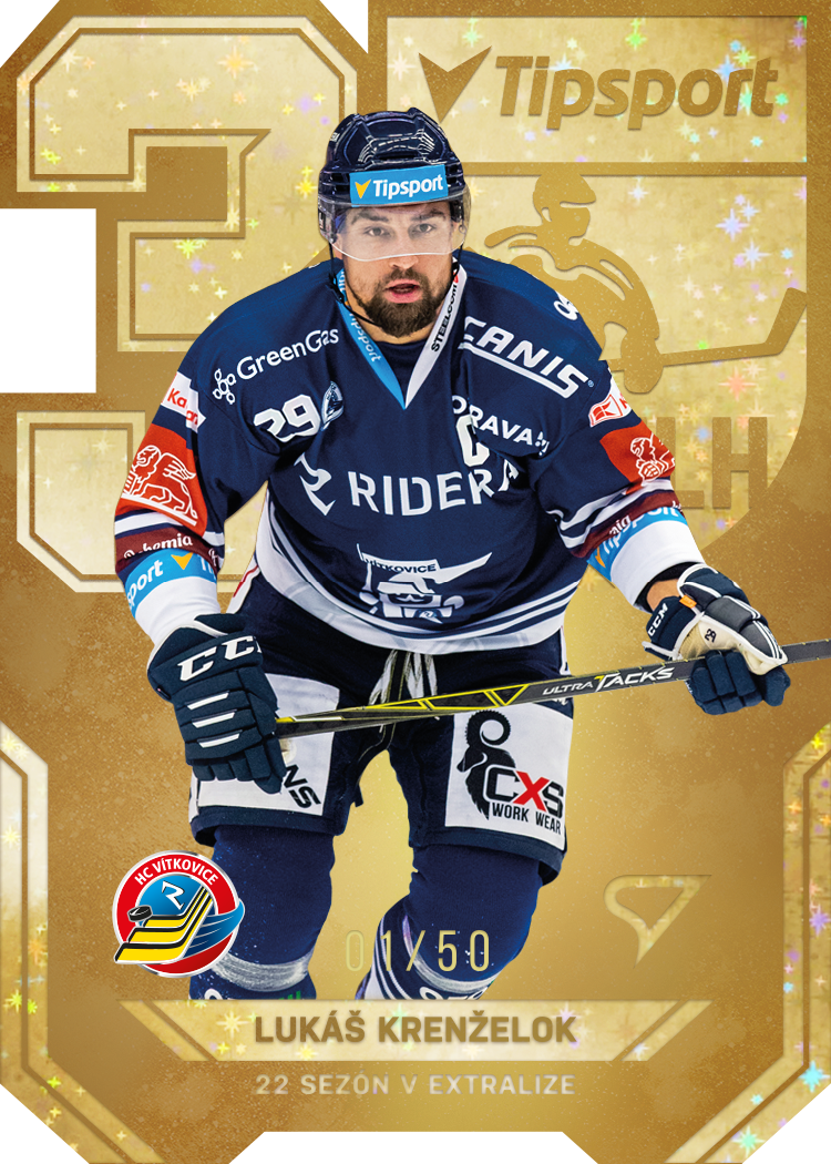 Lukas Krenzelok Vitkovice Tipsport ELH 2022/23 SportZoo 2. serie 30 Let ELH /50 #AV-11