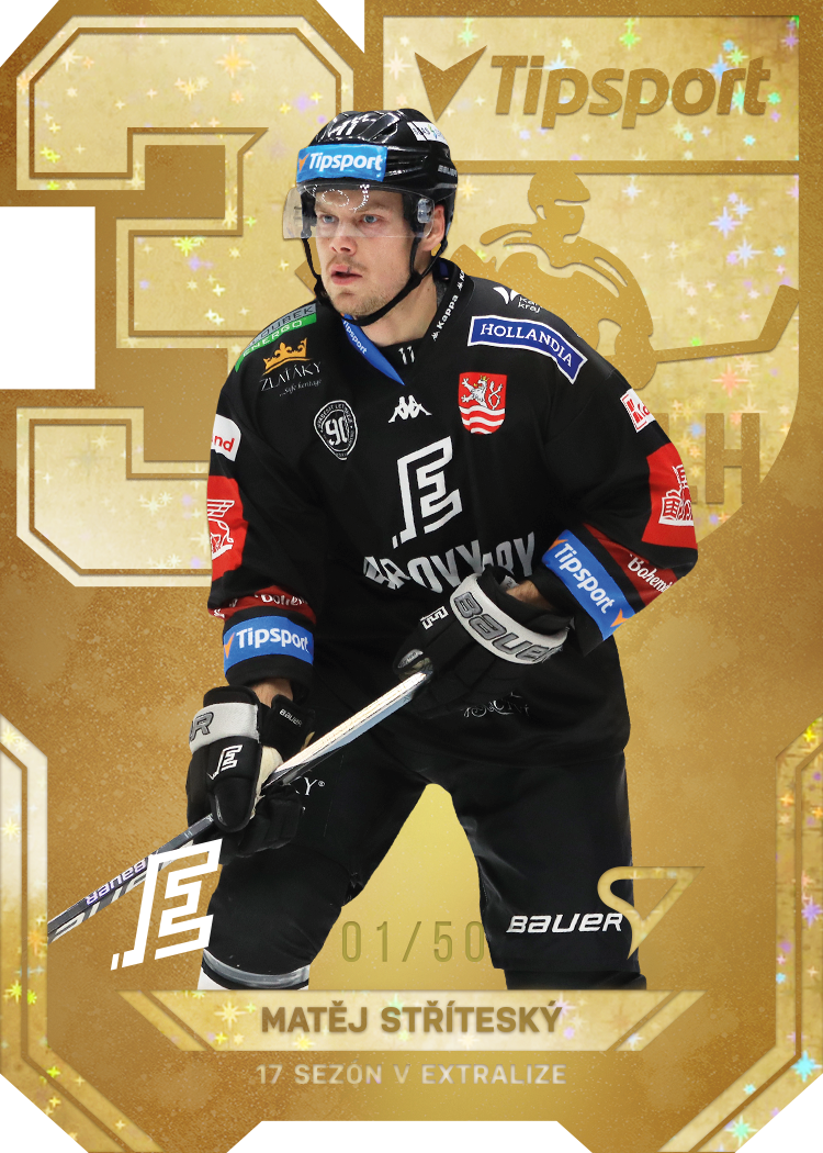 Matej Stritesky Karlovy Vary Tipsport ELH 2022/23 SportZoo 2. serie 30 Let ELH /50 #AV-16