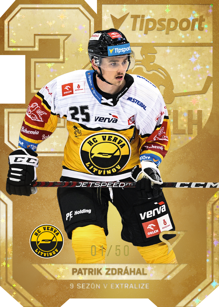 Patrik Zdrahal Litvinov Tipsport ELH 2022/23 SportZoo 2. serie 30 Let ELH /50 #AV-17