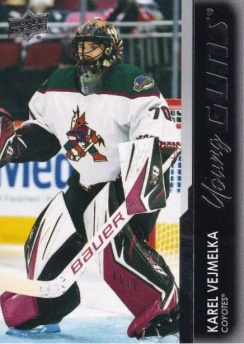 Karel Vejmelka Arizona Coyotes Upper Deck 2021/22 Series 2 Young Guns #458