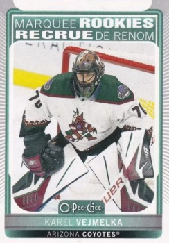 Karel Vejmelka Arizona Coyotes O-Pee-Chee 2021/22 Marquee Rookies #647