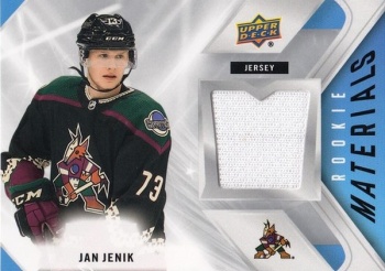 Jan Jenik Arizona Coyotes Upper Deck 2021/22 Series 2 Rookie Materials #RM-JJ