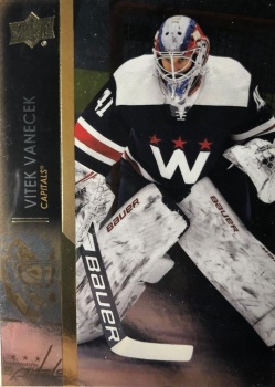 Vitek Vanecek Washington Capitals Upper Deck 2021/22 Series 1 Silver Foil #192