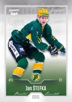 Jan Stefka Vsetin Chance liga 2022/23 2. serie GOAL Cards Silver /60 #224