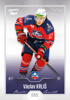 Vaclav Krlis Trebic Chance liga 2022/23 2. serie GOAL Cards Silver /60 #282