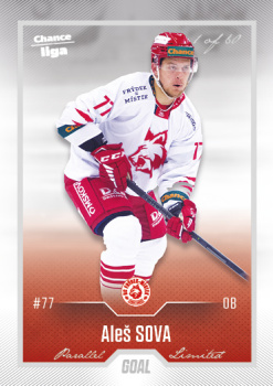 Ales Sova Frydek Mistek Chance liga 2022/23 2. serie GOAL Cards Silver /60 #334