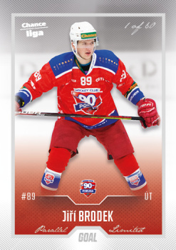 Jiri Brodek Poruba Chance liga 2022/23 2. serie GOAL Cards Silver /60 #368