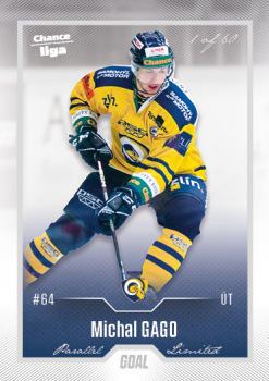 Michal Gago Zlin Chance liga 2022/23 2. serie GOAL Cards Silver /60 #397