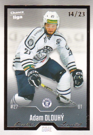 Adam Dlouhy Kolin Chance liga 2022/23 2. serie GOAL Cards Gold /23 #325