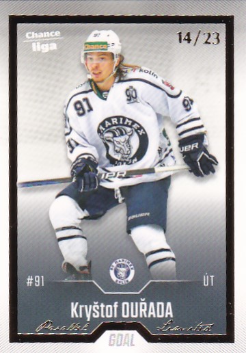Krystof Ourada Kolin Chance liga 2022/23 2. serie GOAL Cards Gold /23 #328