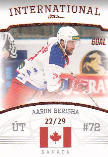 Aaron Berisha Poruba Chance liga 2022/23 2. serie GOAL Cards International Team Parallel /29 #15